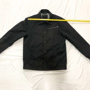 Hurley insulated snap button jacket size small